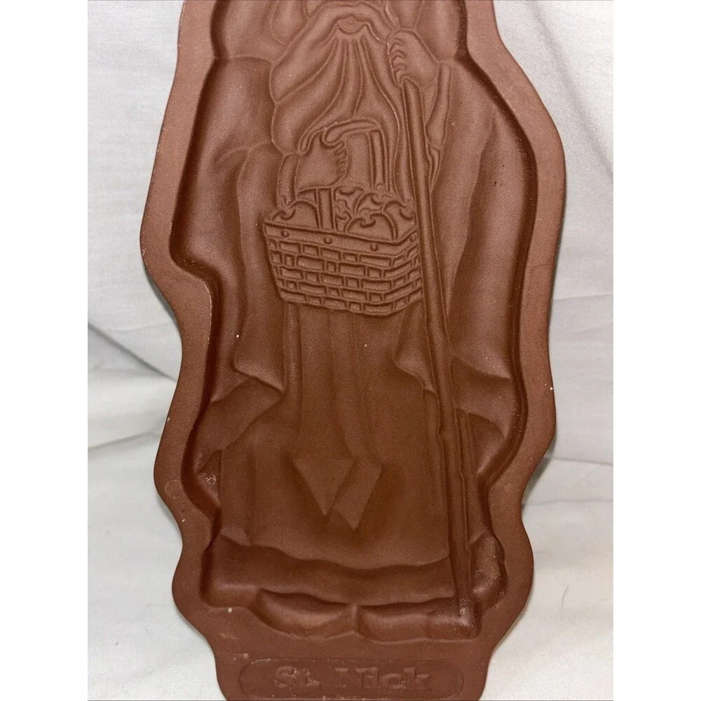Vintage Longaberger Cookie Design Mold St.Nick ML16B 1993